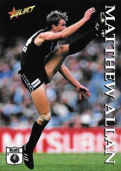 1995 Select AFL #265 Matthew Allan Front